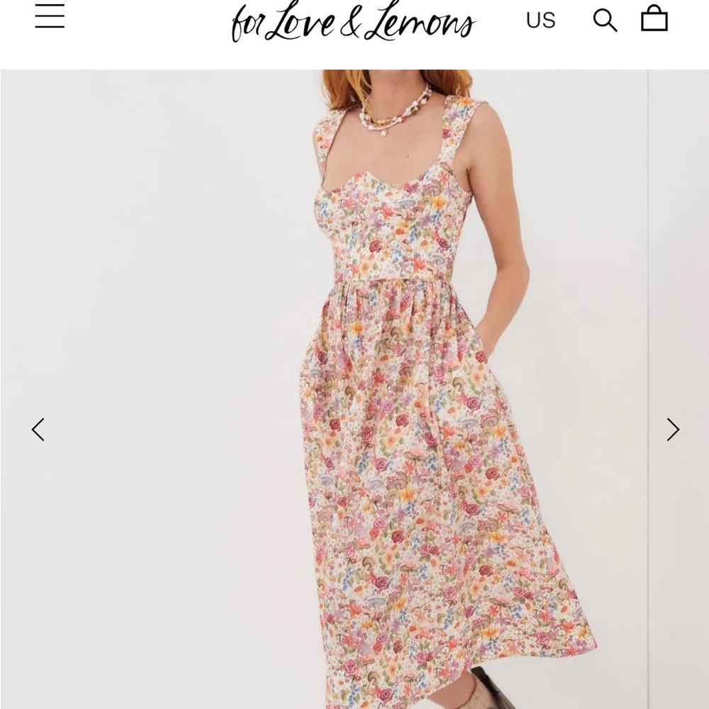For Love and Lemons midi dress